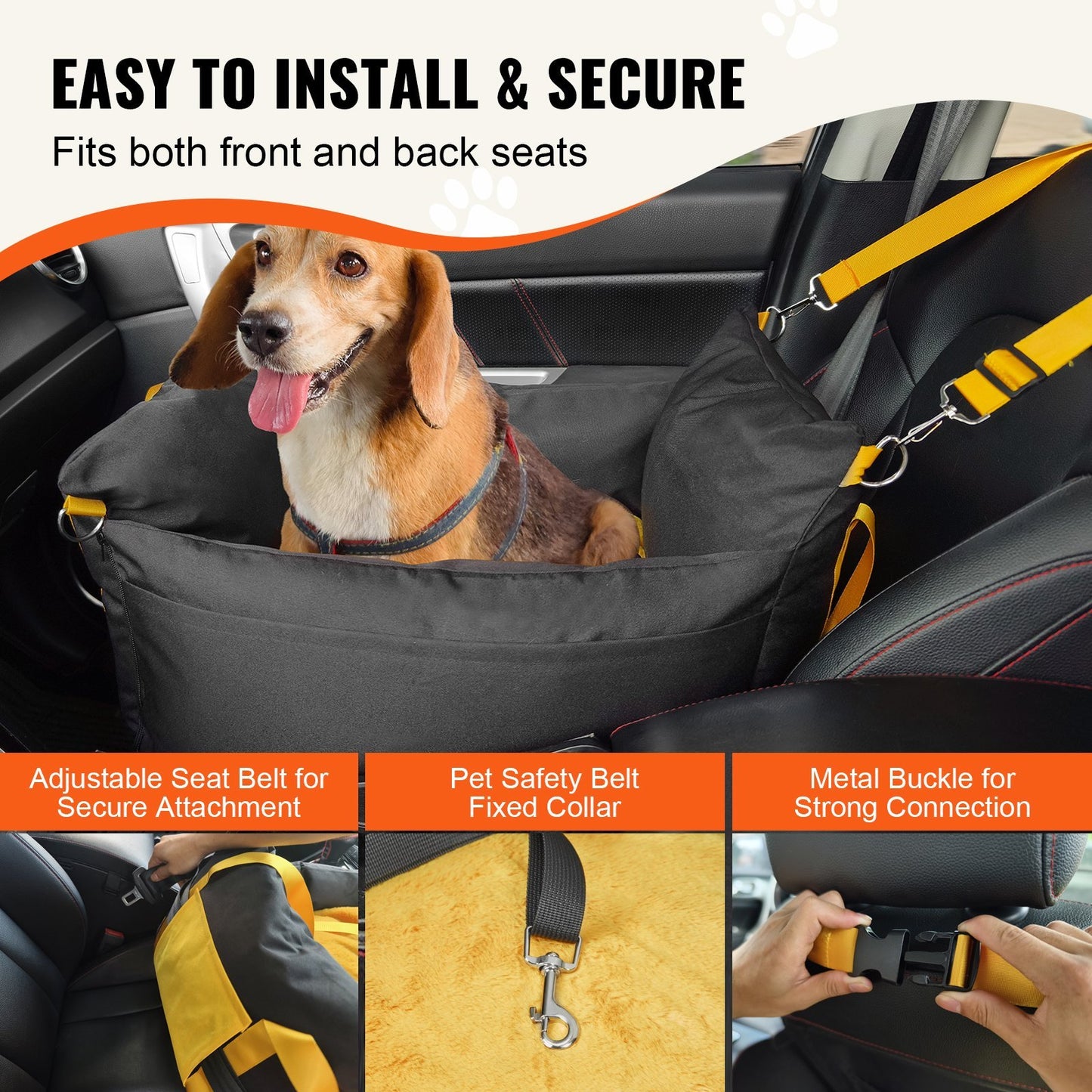 Small dog car seat. Up To 25lbs