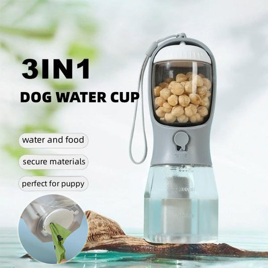 Three-in-one water bottle